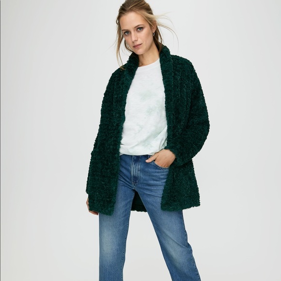 Aritzia Wilfred Free Plush Jacket - Picture 2 of 4